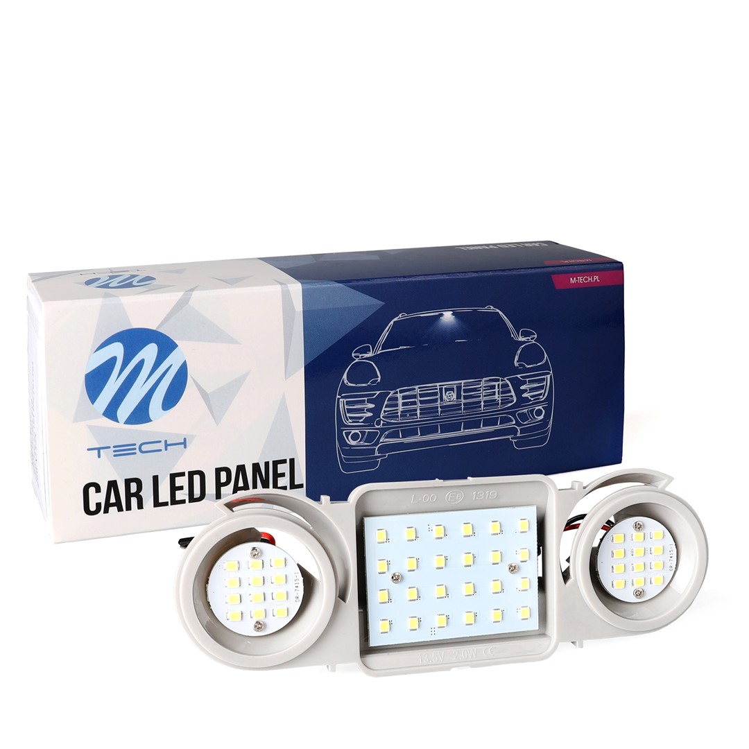 Éclairages intérieur arrière LED M-Tech pour VW Golf 5 / 6 - 48 SMD - Blanc 5000K