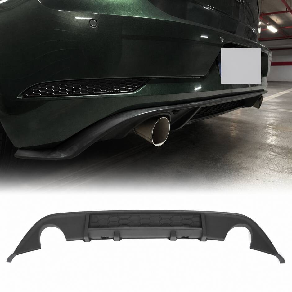 Diffuseur arriere double look GTI VW GOLF 7 12-17