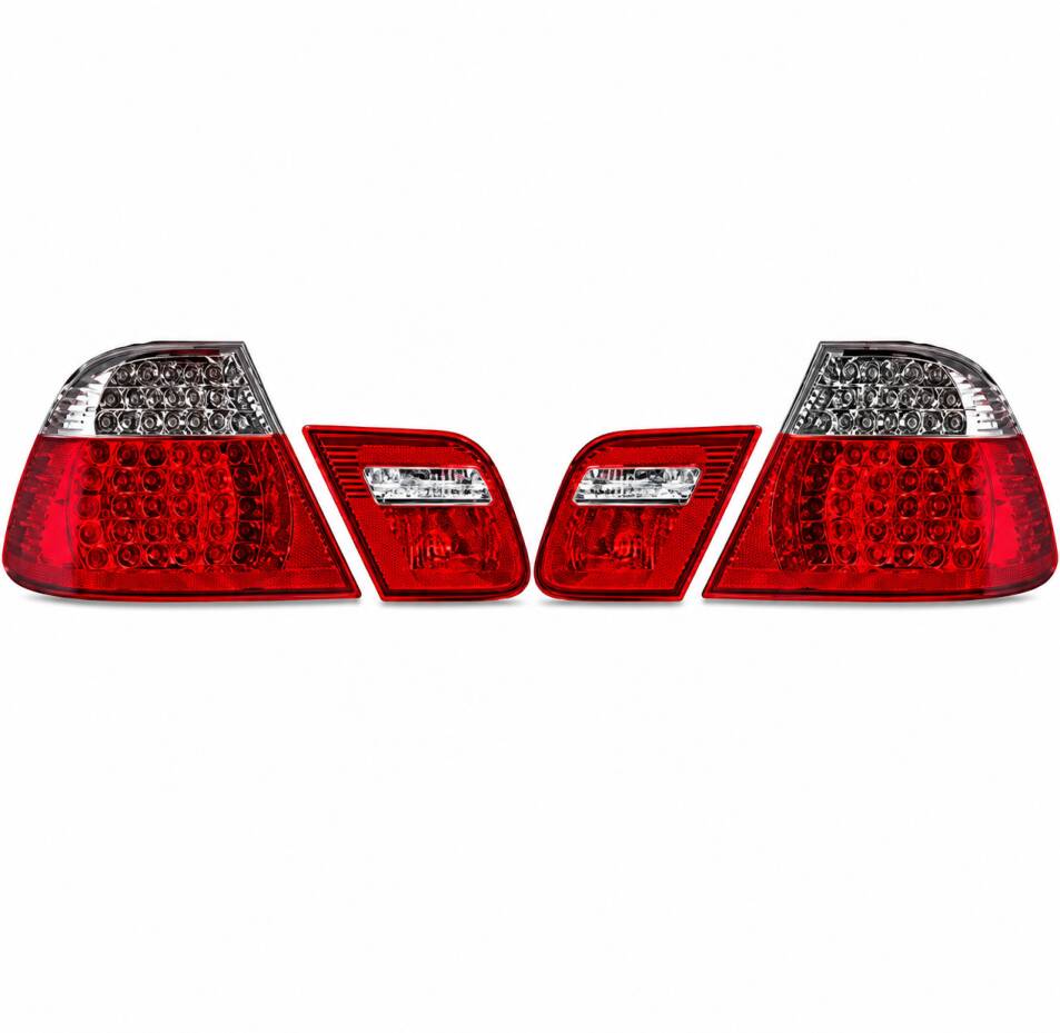 2 Feux arriere BMW Serie 3 E46 Coupe 03-06 - Clair Rouge