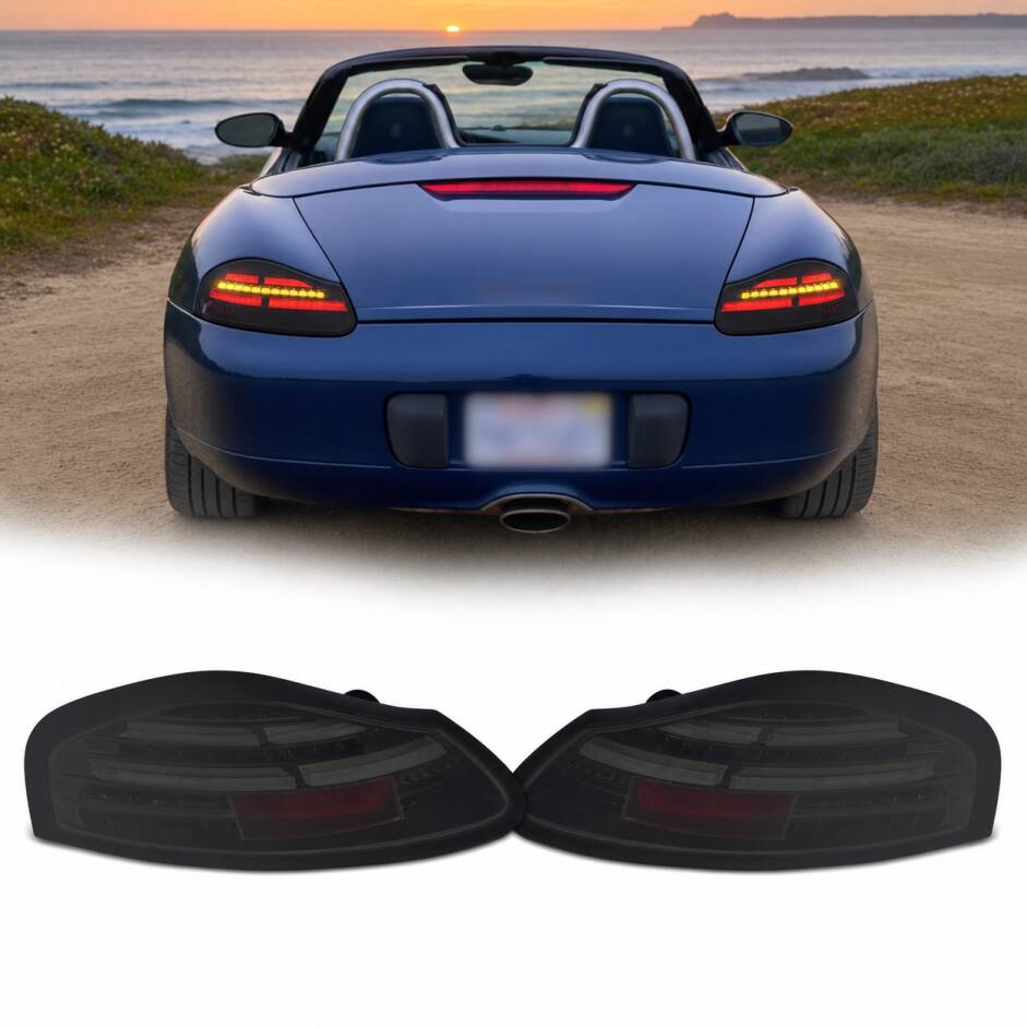 2 Feux fullLED pour Porsche Boxster 986 96-04 dynamiques - Teintes
