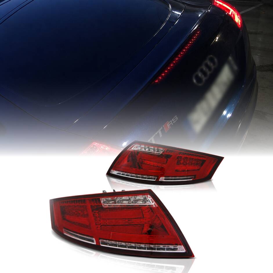 2 Feux arriere AUDI TT 8J LTI - Rouge - Cligno dynamique
