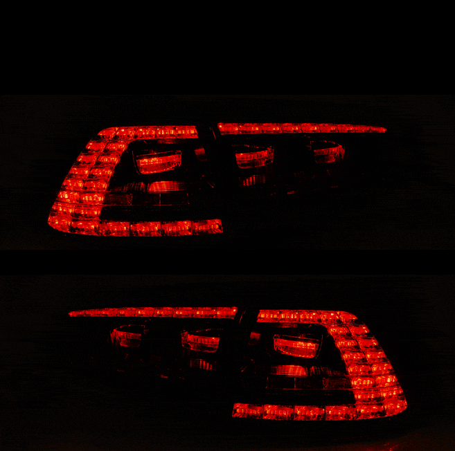 2 Feux arriere VW Golf 7 - LED - Rouge