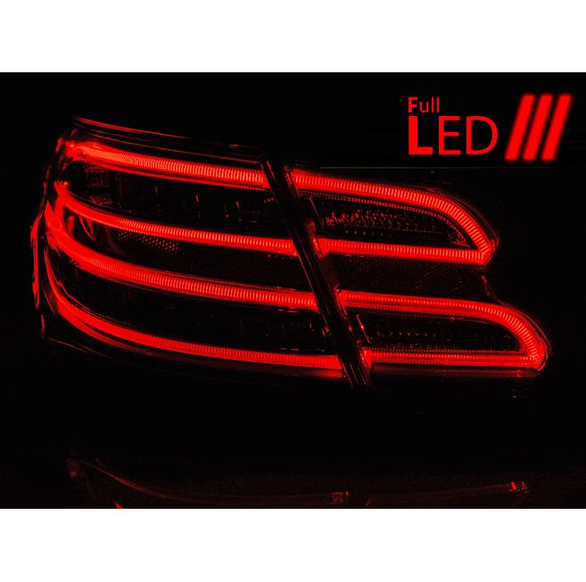 2 Mercedes class E W212 full-LED lights - Red