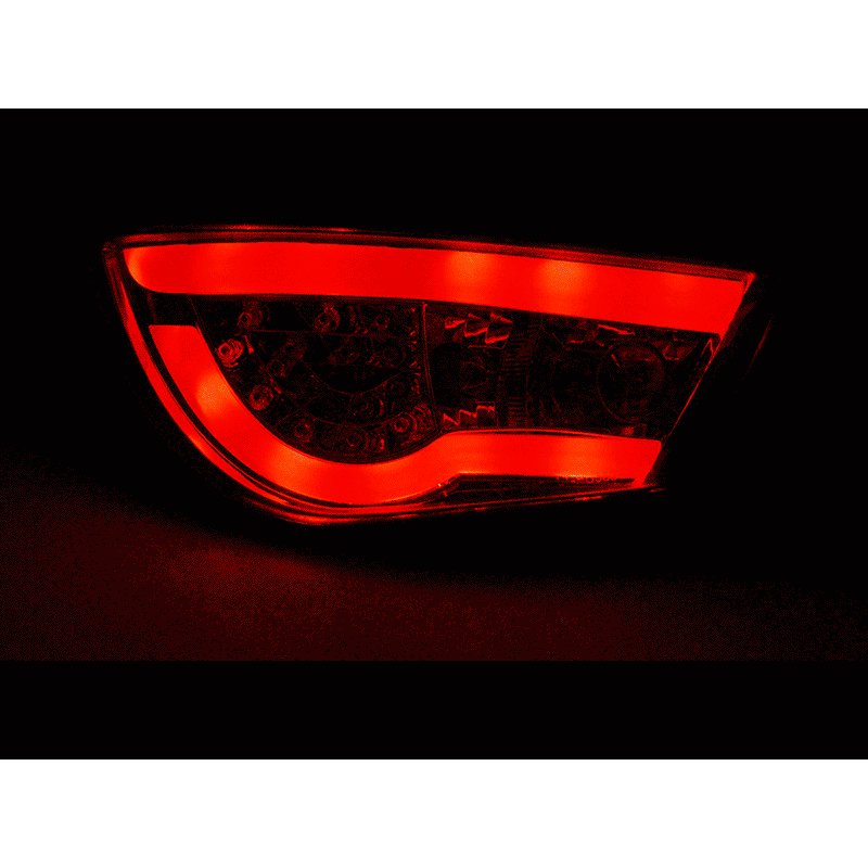 2 SEAT Ibiza 6J 08-12 Lights - LED BAR - Smoked