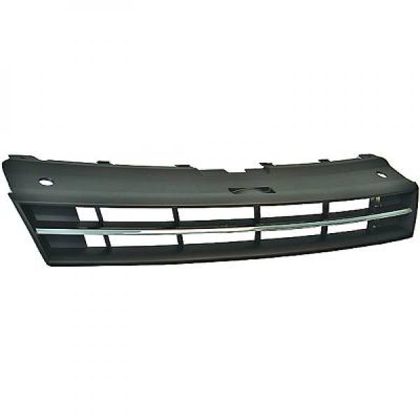 VW Polo Grill Grille (6R) - Zwart chroom