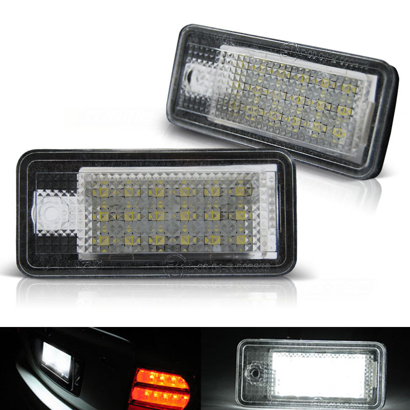 18-LED Éclairage Plaque d'immatriculation Sans erreur Pour Audi A3 S3 A4 A6  S6 A5 RS4 - Cdiscount Auto
