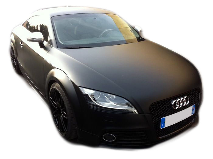 Audi tt Vinyl mattschwarz Yakaequiper