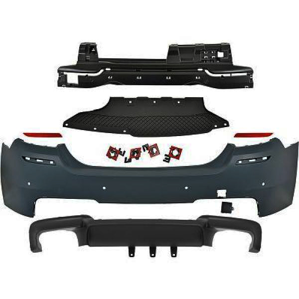 Achterbumper BMW Serie 5 F10 10-17 MPerf-look - PDC