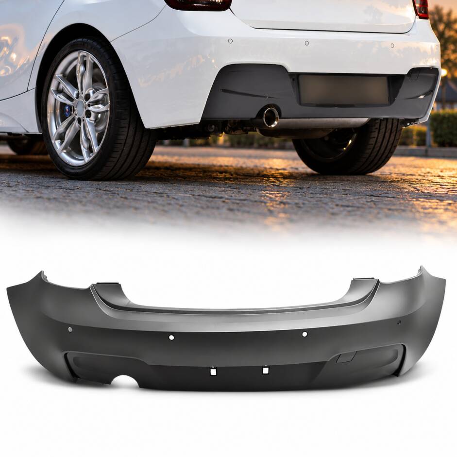 Pare choc arriere BMW Serie 1 F20 F21 11-15 M-tech - PDC