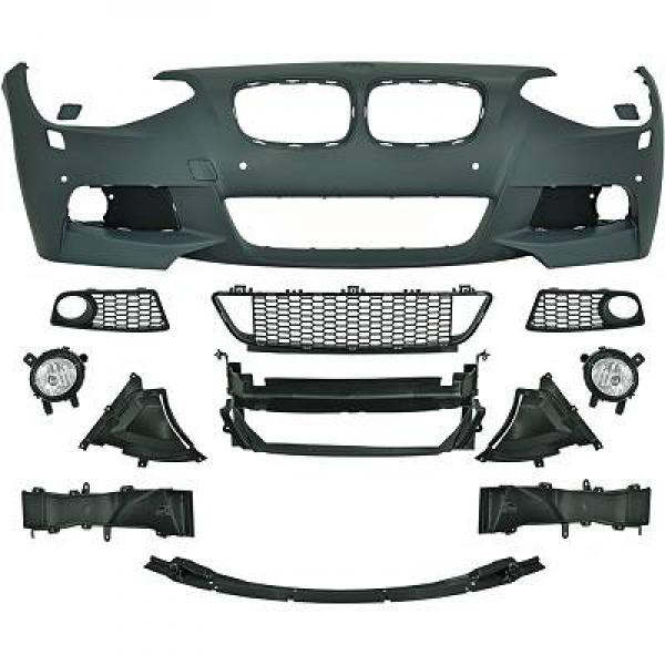 Paraurti anteriore BMW Serie 1 F20/21 11-15 look PACK M - PDC