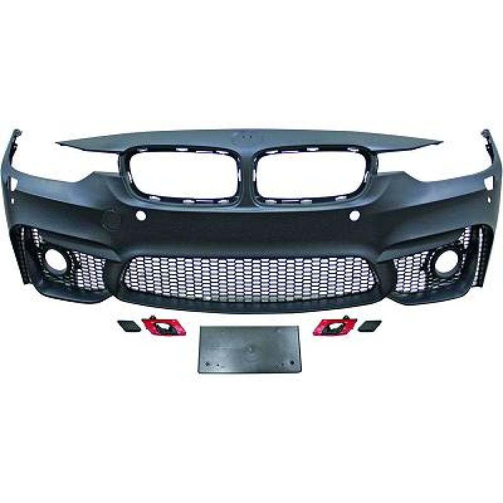Pare choc avant BMW Serie 3 F30 11-15 look M3 - PDC - sans ab