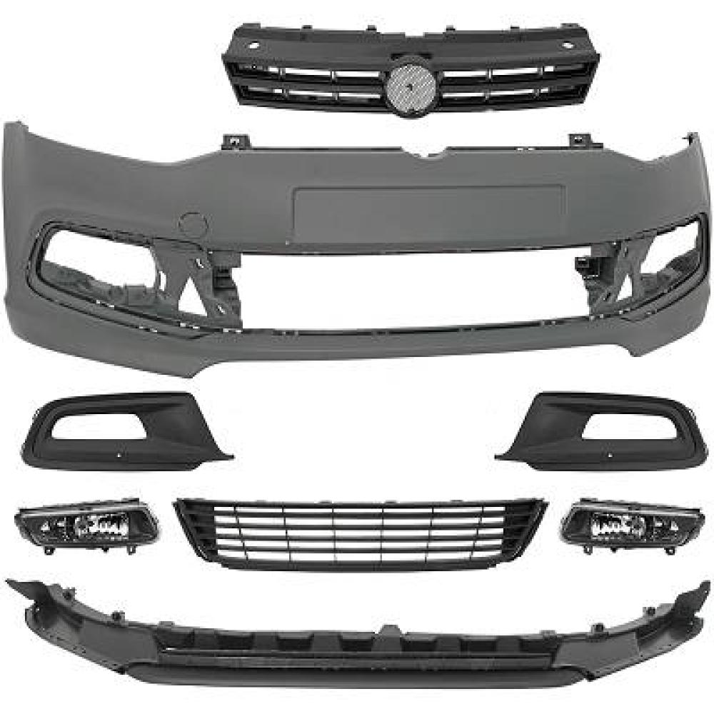 Pare choc avant VW Polo 6R 6C 09-17 - look Rline