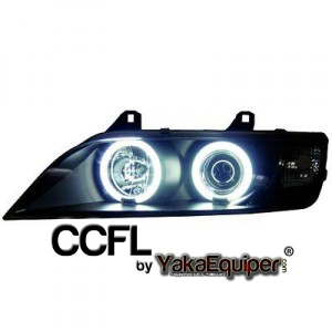 2 BMW Z3 Angel Eyes CCFL 96-02 headlights - Black