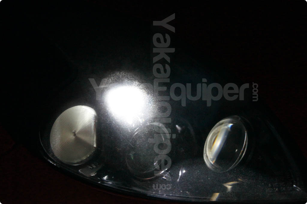 LED headlights LED angel eyes white - BMW E46 coupe cab 99-03 - Black 