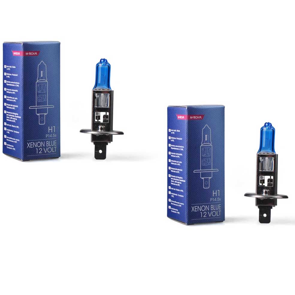 Pack 2 Ampoules H1 Effet Xenon - Super White 5000K
