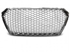Grille calandre Audi A4 B9 modele 15-19 - look RS - Noir Gris