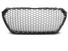 Grille calandre Audi A4 B9 modele 15-19 - look RS - Noir Mat