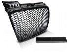 Grille calandre Audi A4 B7 04-08 - noir brillant - look RS4