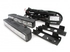 2 Feux de jour 5 LED Diurne 15cm - Blanc Pur - Daytime Homologue R87