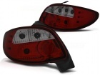 2 Feux arriere Peugeot 206 206+ - Rouge fume