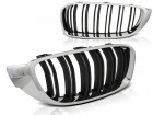 Grilles calandre BMW Serie 4 F32 F33 F36 look M4 - Chrome Noir
