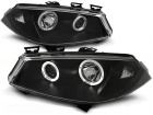 2 Phares avant Renault Megane 2 02-05 Angel Eyes LED - Noir