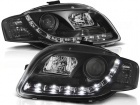 2 Phares devil eyes LED AUDI A4 B7 (8E) 04-07 - Noir
