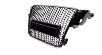 Grille calandre Audi A5 07-11 - look RS5 - Noir Laqué PDC