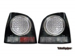 VW Polo (9N3) Devil Eyes LED Headlights - Black - Valeo
