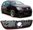 Grille calandre VW Polo (9N3) 05-09 - look GTI - Noir