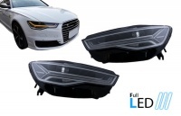 2 Phares FullLED AUDI A6 4G C7 2014-2018 - look matrix - dynamiques