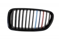 Grilles calandre BMW Serie 5 F10 F11 - Noir Brillant Mpower