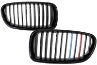 Grilles calandre BMW Serie 5 F10 F11 - Noir Brillant Mpower