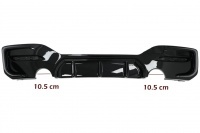 Diffuseur arriere BMW serie 1 F20 F21 LCI 15-18 double sortie