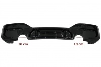 Diffuseur arriere BMW serie 1 F20 F21 LCI 15-20 double sortie