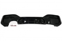 Diffuseur arriere BMW serie 1 F20 F21 LCI 15-19 double sortie gauche