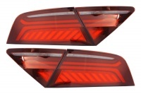 2 Feux arriere AUDI A7 4G look facelift - Led - Rouge Cerise