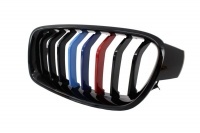 Grilles calandre BMW Serie 3 F30 F31 - Noir Brillant Mpower