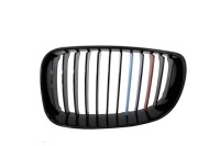 Grilles calandre LED BMW Serie 1 E81 E82 E87 E88 LCI - Noir Brillant Mpower