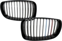 Grilles calandre LED BMW Serie 1 E81 E82 E87 E88 LCI - Noir Brillant Mpower