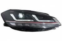 2 Phares avant VW Golf 7.5 phase 2 - fullLED - Noir GTI - OSRAM Dynamiques