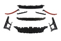 Pare choc avant AUDI TT 8S 14-19 Look TTRS - Noir