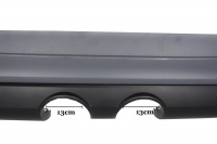 Pare choc arriere VW Golf 5 (V) look R32 - double sortie centrale protec