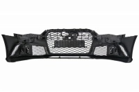 Pare choc avant AUDI A6 C7 phase 2 - 14-18 - Look RS6 - Noir