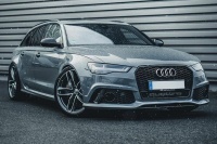 Pare choc avant AUDI A6 C7 phase 2 - 14-18 - Look RS6 - Noir