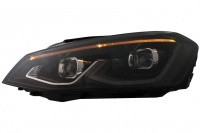 2 Phares FullLED avant VW Golf 7 - look G8 - Noir