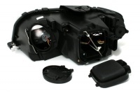 2 Phares avant Audi A3 8P Devil Eyes LED - Noir