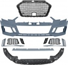 Pare choc avant AUDI A3 8V facelift  sportback 16-20 - Look RS3 - Noir Alu - ACC - PDC