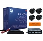 4-Sensor-Umkehrradar + LED-Anzeige