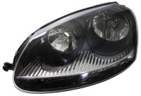 2 Phares avant VW Golf 5 03-09 - VW Jetta 05 - Noir Chrome